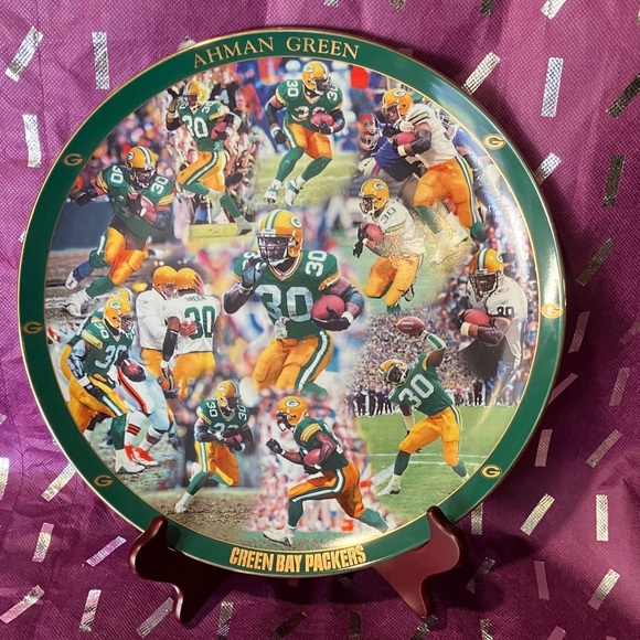 Danbury Mint Other - Danbury Mint Green Bay Packers Collector's Plate - Green and Yellow